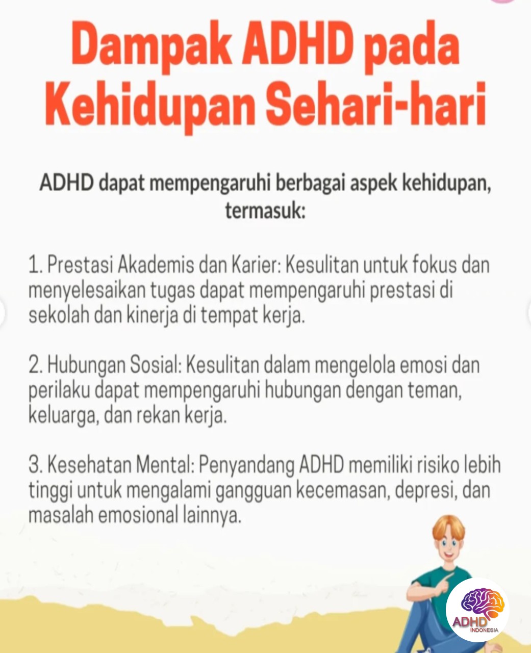 ADHD dan Hubungan Sosial Anak di Lingkungan Sekolah di Kabupaten Jepara