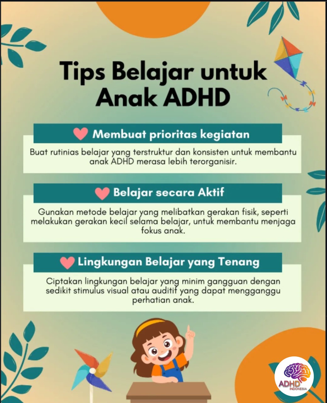 Strategi Belajar yang Cocok untuk Anak ADHD di Kabupaten Jepara